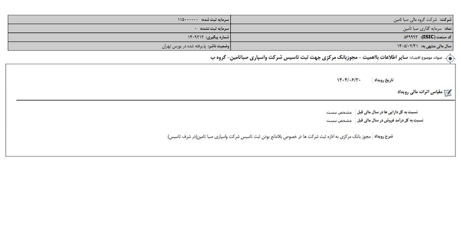 مهم‌ترین اخبار کدال در ۲ مهر ۱۴۰۴